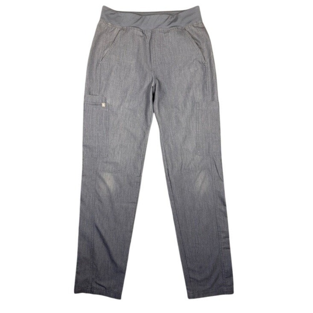 FIGS Technical Collection‎ T2001 Heather Gray Scrub Pants Womens XS Straight Leg